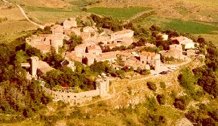  Rennes-le-Chateau from the air.  title=