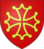 Arms of the Counts of Toulouse. Click for a larger image in a new window.