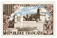 Perpignan 30 Franc Stamp, 1959