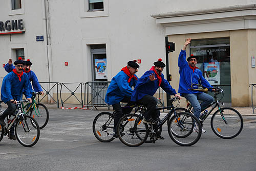 Limoux Fecos, Pont Vieux, 21st March 2010 Carnival, Nuit de la Blanquette