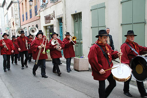 Limoux Fecos, Pont Vieux, 21st March 2010 Carnival, Nuit de la Blanquette