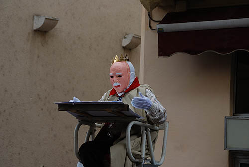 Limoux Fecos, Pont Vieux, 21st March 2010 Carnival, Nuit de la Blanquette