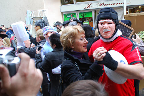 Limoux Fecos, Pont Vieux, 21st March 2010 Carnival, Nuit de la Blanquette