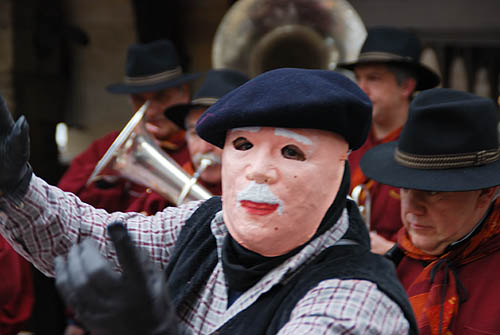 Limoux Fecos, Pont Vieux, 21st March 2010 Carnival, Nuit de la Blanquette