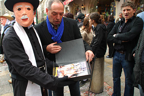 Limoux Fecos, Pont Vieux, 21st March 2010 Carnival, Nuit de la Blanquette