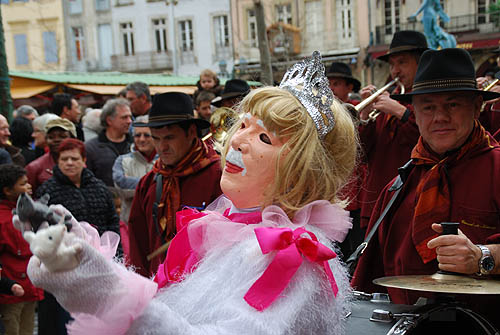 Limoux Fecos, Pont Vieux, 21st March 2010 Carnival, Nuit de la Blanquette