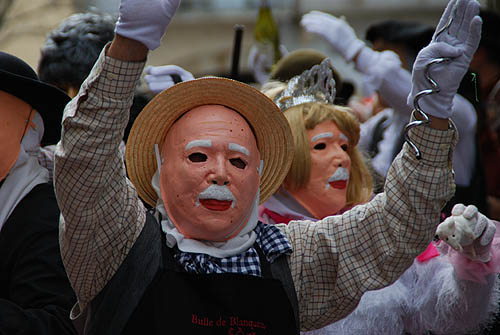 Limoux Fecos, Pont Vieux, 21st March 2010 Carnival, Nuit de la Blanquette