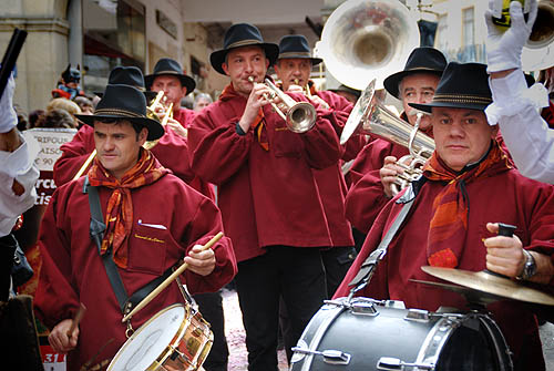 Limoux Fecos, Pont Vieux, 21st March 2010 Carnival, Nuit de la Blanquette