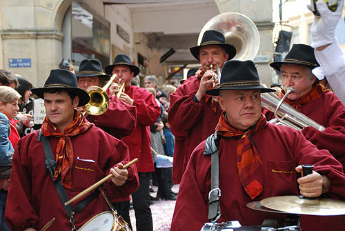 Limoux Fecos, Pont Vieux, 21st March 2010 Carnival, Nuit de la Blanquette