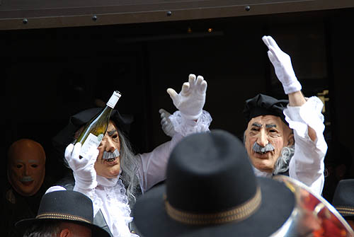 Limoux Fecos, Pont Vieux, 21st March 2010 Carnival, Nuit de la Blanquette