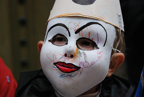 Limoux Fecos, Pont Vieux, 21st March 2010 Carnival, Nuit de la Blanquette