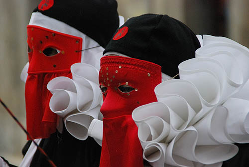 Limoux Fecos, Pont Vieux, 21st March 2010 Carnival, Nuit de la Blanquette