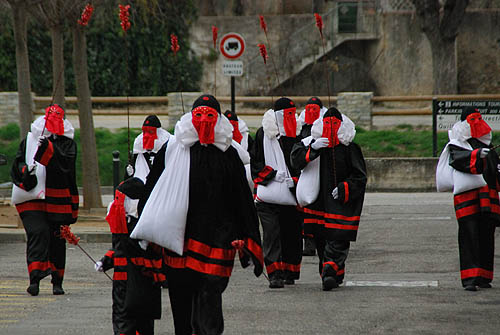 Limoux Fecos, Pont Vieux, 21st March 2010 Carnival, Nuit de la Blanquette