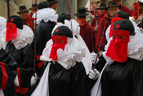 Limoux Fecos, Pont Vieux, 21st March 2010 Carnival, Nuit de la Blanquette