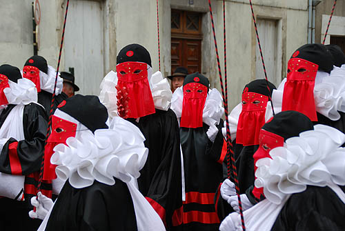 Limoux Fecos, Pont Vieux, 21st March 2010 Carnival, Nuit de la Blanquette