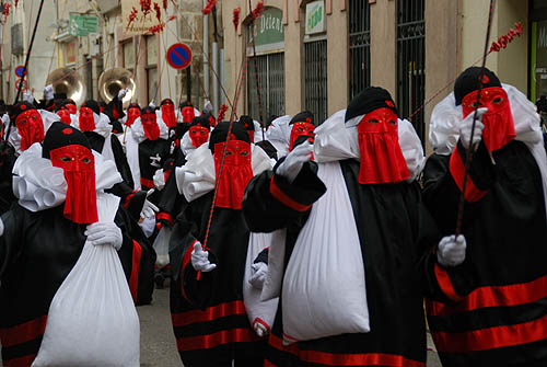 Limoux Fecos, Pont Vieux, 21st March 2010 Carnival, Nuit de la Blanquette