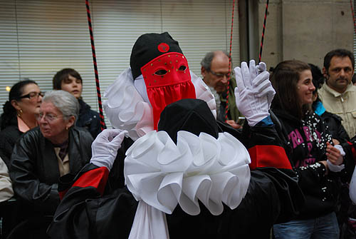 Limoux Fecos, Pont Vieux, 21st March 2010 Carnival, Nuit de la Blanquette