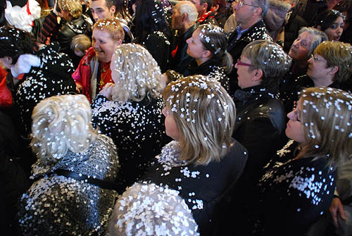 Limoux Fecos, Pont Vieux, 21st March 2010 Carnival, Nuit de la Blanquette