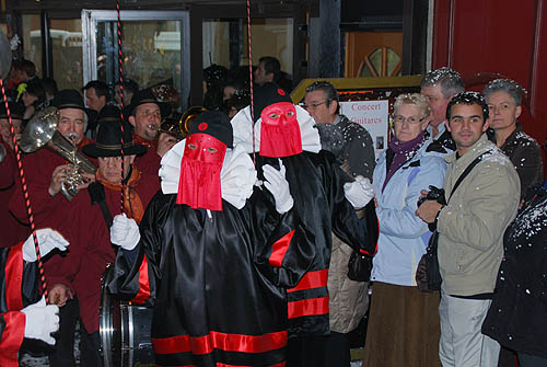 Limoux Fecos, Pont Vieux, 21st March 2010 Carnival, Nuit de la Blanquette