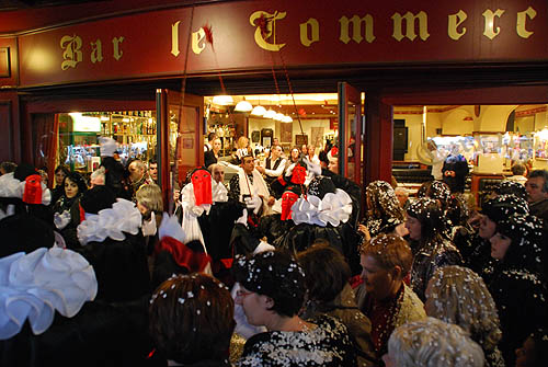 Limoux Fecos, Pont Vieux, 21st March 2010 Carnival, Nuit de la Blanquette