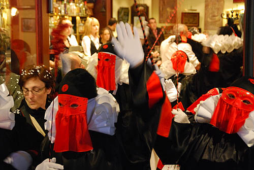 Limoux Fecos, Pont Vieux, 21st March 2010 Carnival, Nuit de la Blanquette