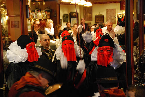 Limoux Fecos, Pont Vieux, 21st March 2010 Carnival, Nuit de la Blanquette