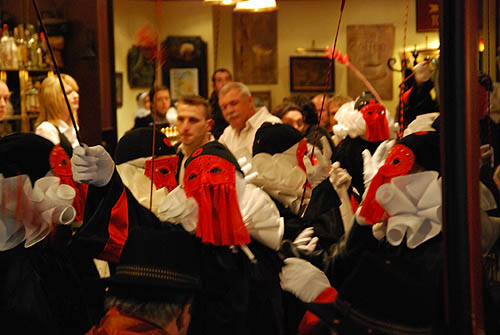 Limoux Fecos, Pont Vieux, 21st March 2010 Carnival, Nuit de la Blanquette