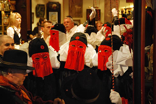 Limoux Fecos, Pont Vieux, 21st March 2010 Carnival, Nuit de la Blanquette