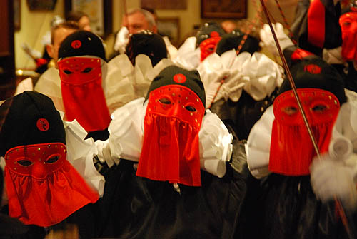 Limoux Fecos, Pont Vieux, 21st March 2010 Carnival, Nuit de la Blanquette