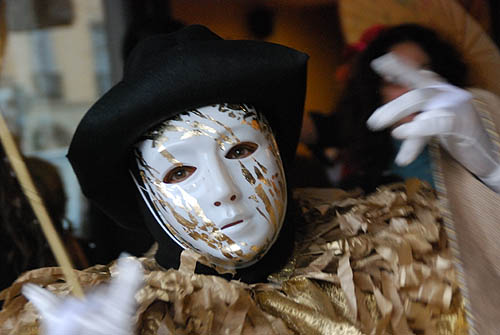 Limoux Fecos, Pont Vieux, 21st March 2010 Carnival, Nuit de la Blanquette