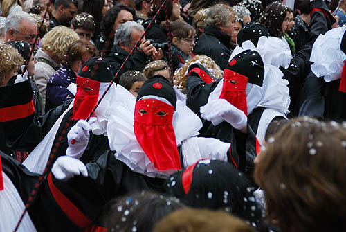 Limoux Fecos, Pont Vieux, 21st March 2010 Carnival, Nuit de la Blanquette