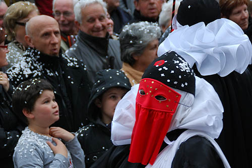 Limoux Fecos, Pont Vieux, 21st March 2010 Carnival, Nuit de la Blanquette