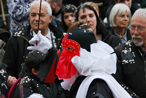 Limoux Fecos, Pont Vieux, 21st March 2010 Carnival, Nuit de la Blanquette