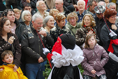 Limoux Fecos, Pont Vieux, 21st March 2010 Carnival, Nuit de la Blanquette