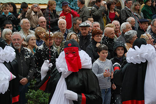 Limoux Fecos, Pont Vieux, 21st March 2010 Carnival, Nuit de la Blanquette