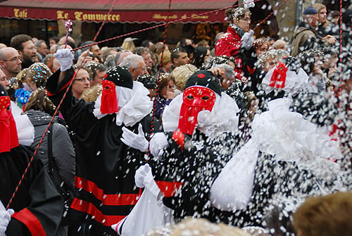 Limoux Fecos, Pont Vieux, 21st March 2010 Carnival, Nuit de la Blanquette