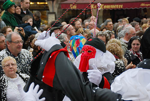 Limoux Fecos, Pont Vieux, 21st March 2010 Carnival, Nuit de la Blanquette