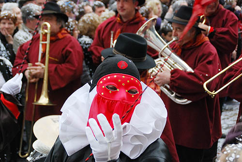 Limoux Fecos, Pont Vieux, 21st March 2010 Carnival, Nuit de la Blanquette