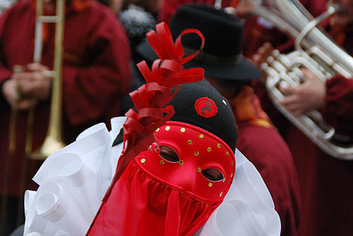 Limoux Fecos, Pont Vieux, 21st March 2010 Carnival, Nuit de la Blanquette