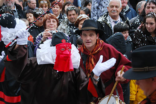 Limoux Fecos, Pont Vieux, 21st March 2010 Carnival, Nuit de la Blanquette