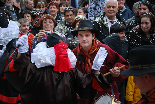 Limoux Fecos, Pont Vieux, 21st March 2010 Carnival, Nuit de la Blanquette