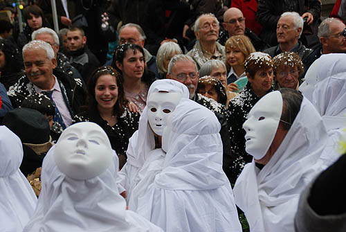 Limoux Fecos, Pont Vieux, 21st March 2010 Carnival, Nuit de la Blanquette