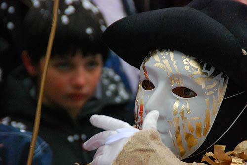 Limoux Fecos, Pont Vieux, 21st March 2010 Carnival, Nuit de la Blanquette