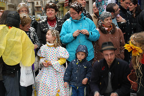 Limoux Fecos, Pont Vieux, 21st March 2010 Carnival, Nuit de la Blanquette