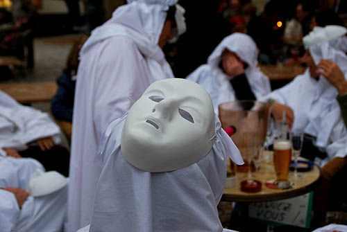 Limoux Fecos, Pont Vieux, 21st March 2010 Carnival, Nuit de la Blanquette