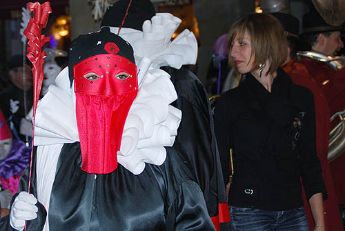 Limoux Fecos, Pont Vieux, 21st March 2010 Carnival, Nuit de la Blanquette