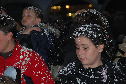 Limoux Fecos, Pont Vieux, 21st March 2010 Carnival, Nuit de la Blanquette