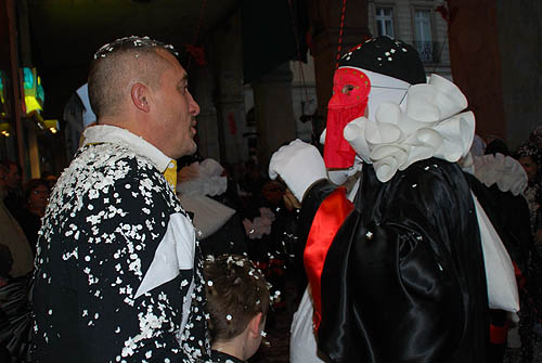 Limoux Fecos, Pont Vieux, 21st March 2010 Carnival, Nuit de la Blanquette