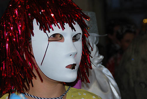 Limoux Fecos, Pont Vieux, 21st March 2010 Carnival, Nuit de la Blanquette