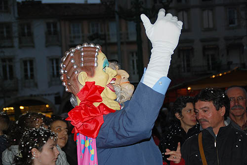 Limoux Fecos, Pont Vieux, 21st March 2010 Carnival, Nuit de la Blanquette